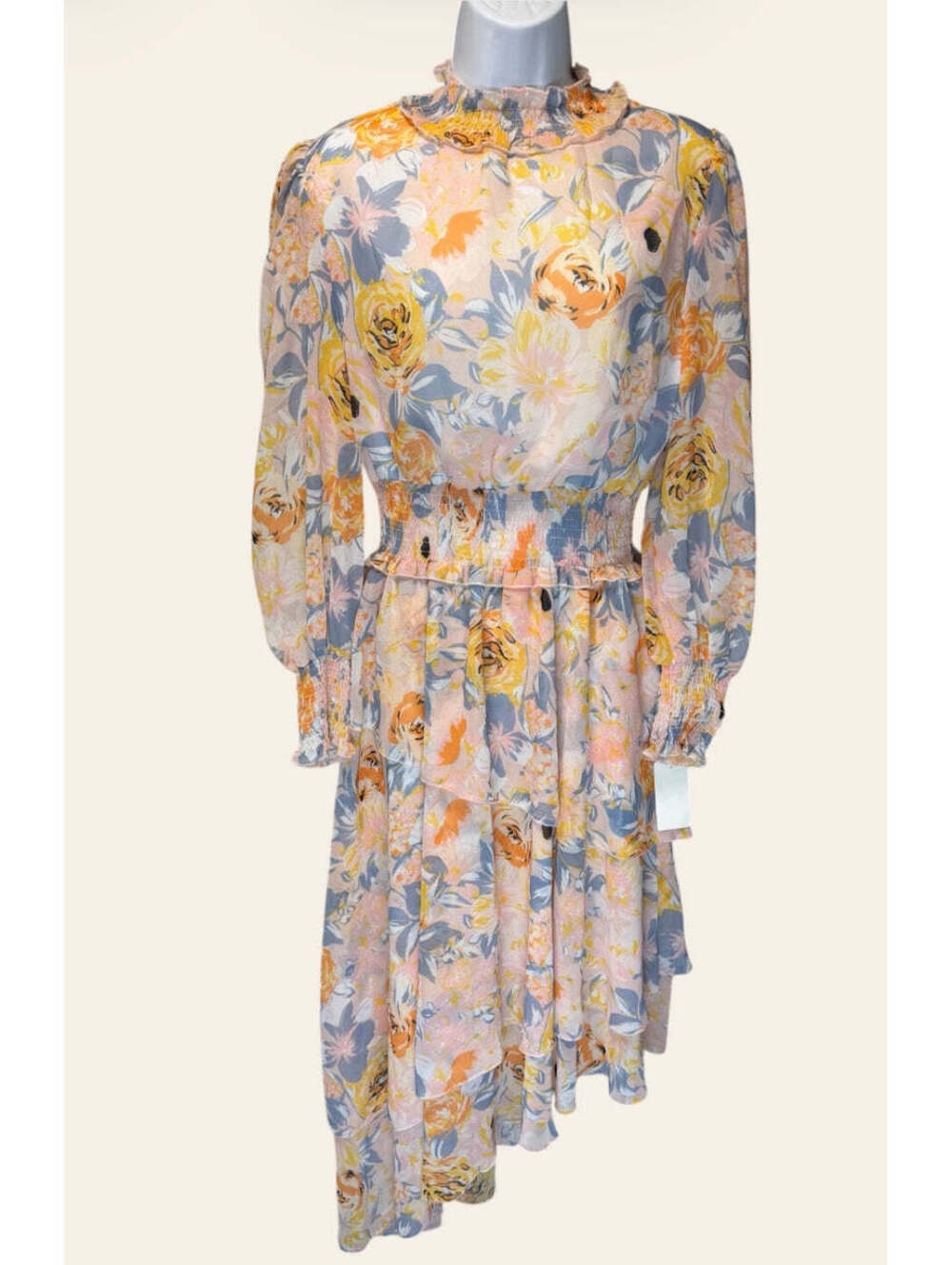 Shein Floral Ayssmetrical Dress